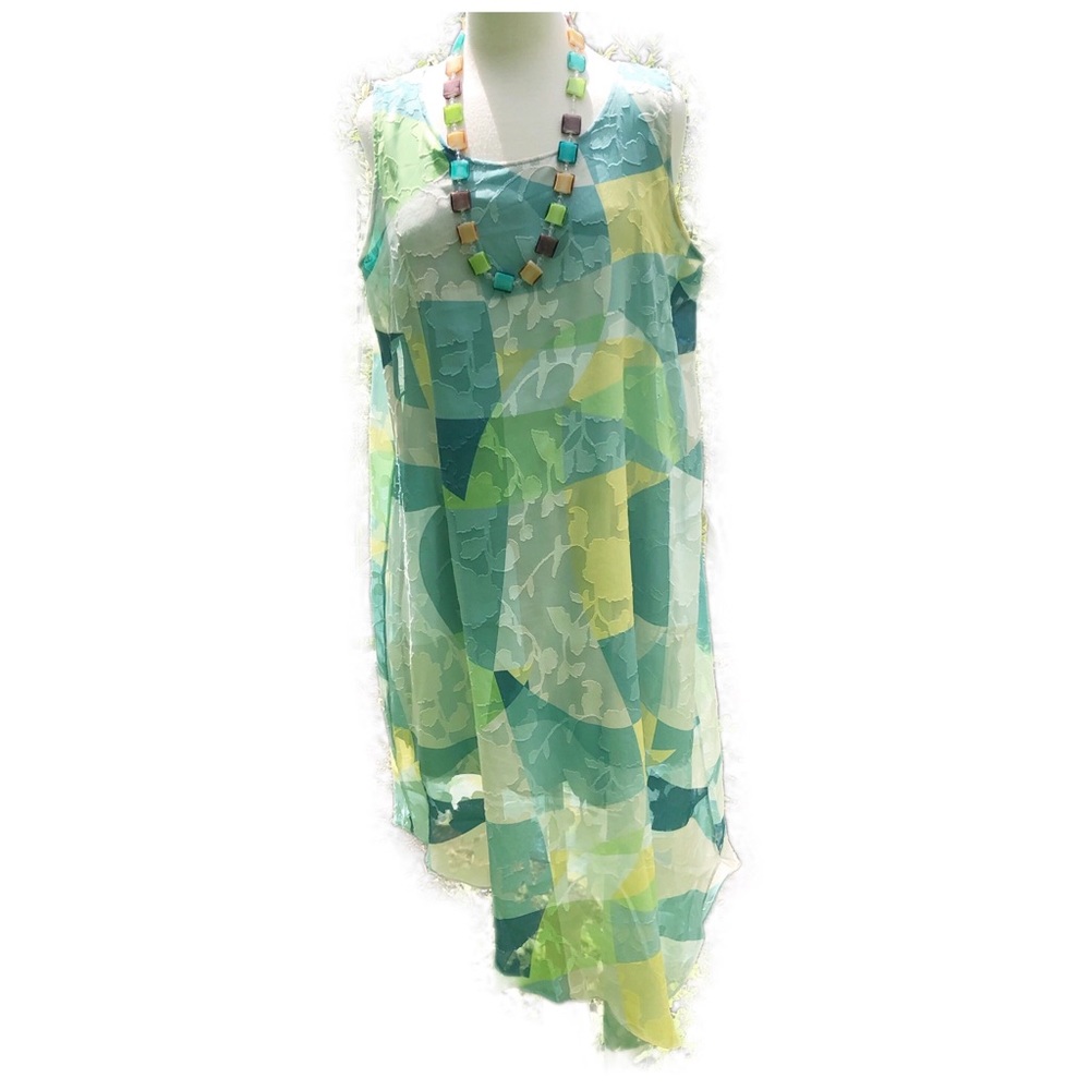 John Meyer Maxi Dress & Necklace Size 12